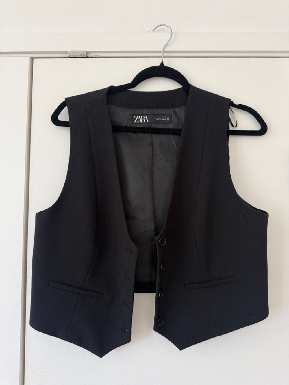 Zara Black Women's Tailored Waistcoat